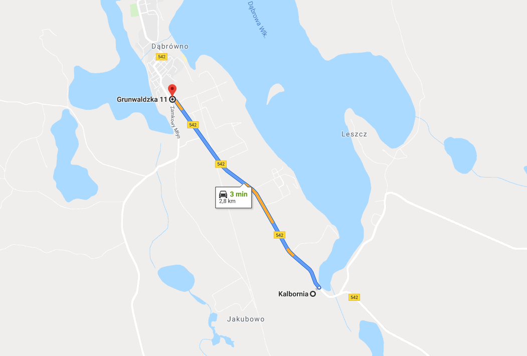 DROGA NR 542 Z KALBORNI DO DĄBRÓWNA W REMONCIE 13 Droga DW542