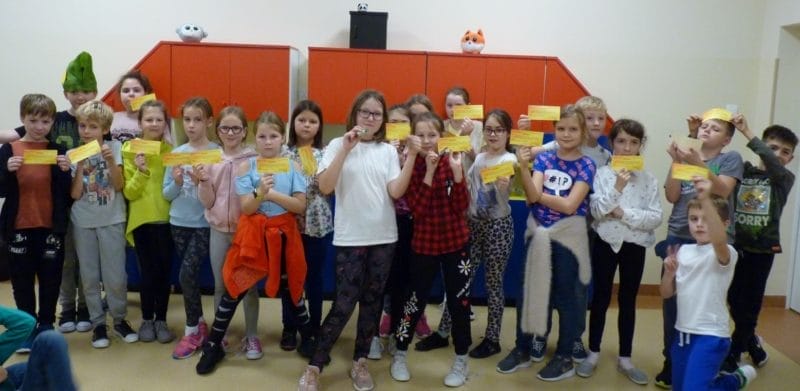 OTRZĘSINY KLAS IV W SZKOLE PODSTAWOWEJ NR 5 W OSTRÓDZIE 1 P1120230 E1574158795632