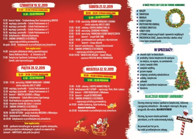ZNAMY PROGRAM PIERWSZEGO OSTRÓDZKIEGO JARMARKU BOŻONARODZENIOWEGO! 15 79536494 818676008576368 5571644026928496640 o