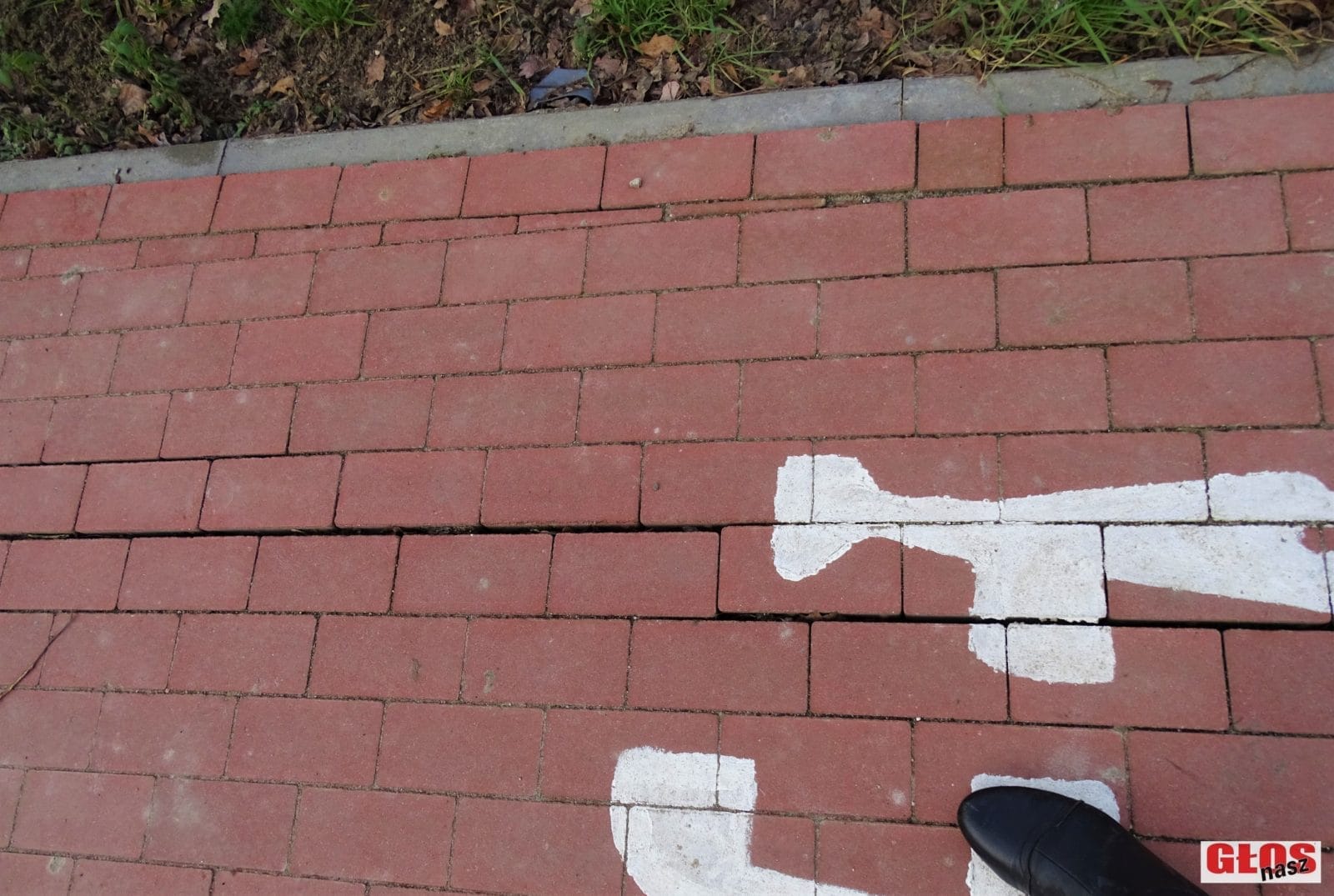 PROBLEM Z PĘKAJĄCĄ ŚCIEŻKĄ ROWEROWĄ NA ODCINKU KAJKOWO - SZAFRANKI (GMINA OSTRÓDA) 7 Dsc05488