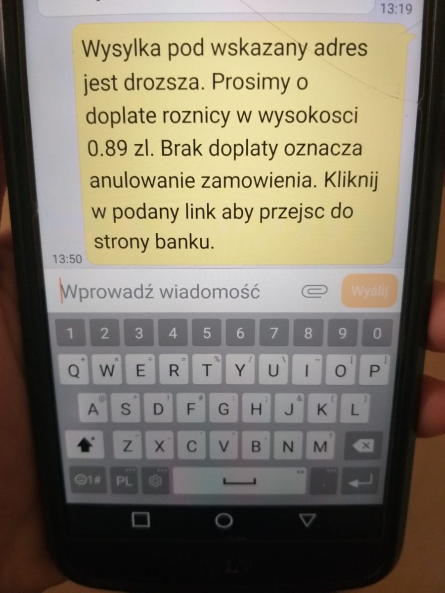 POWIAT: DWIE OSOBY OSZUKANE NA FAŁSZYWE DOPŁATY W SMS-IE. STRATY - 3 i 6 TYS. ZŁ. 2 100 150933 G