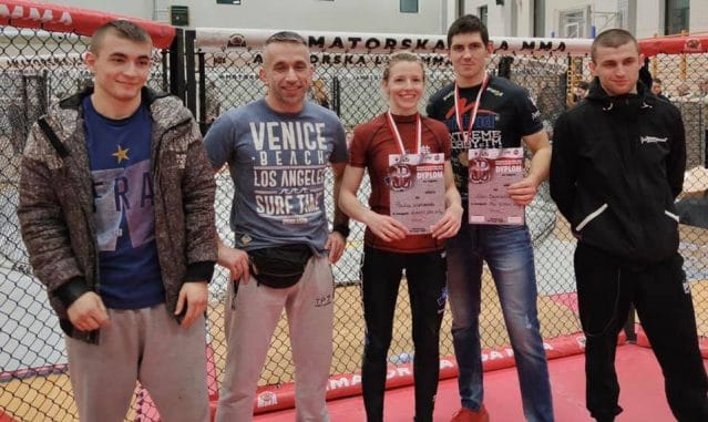 PAULINA WIŚNIEWSKA I ALAN SZYMAŃSKI Z MMA TEAM OSTRÓDA Z PUCHAREM POLSKI ALMMA! 3 88210273 1494818587347797 4239380497815306240 n