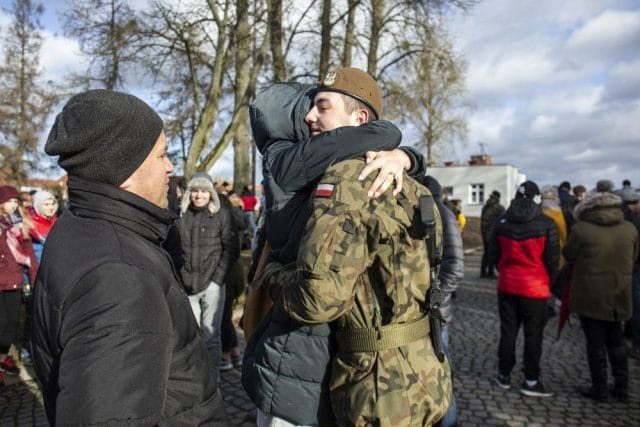 TERYTORIALSI Z POWIATU OSTRÓDZKIEGO ZŁOŻYLI PRZYSIĘGĘ W MORĄGU 20 S6A1865