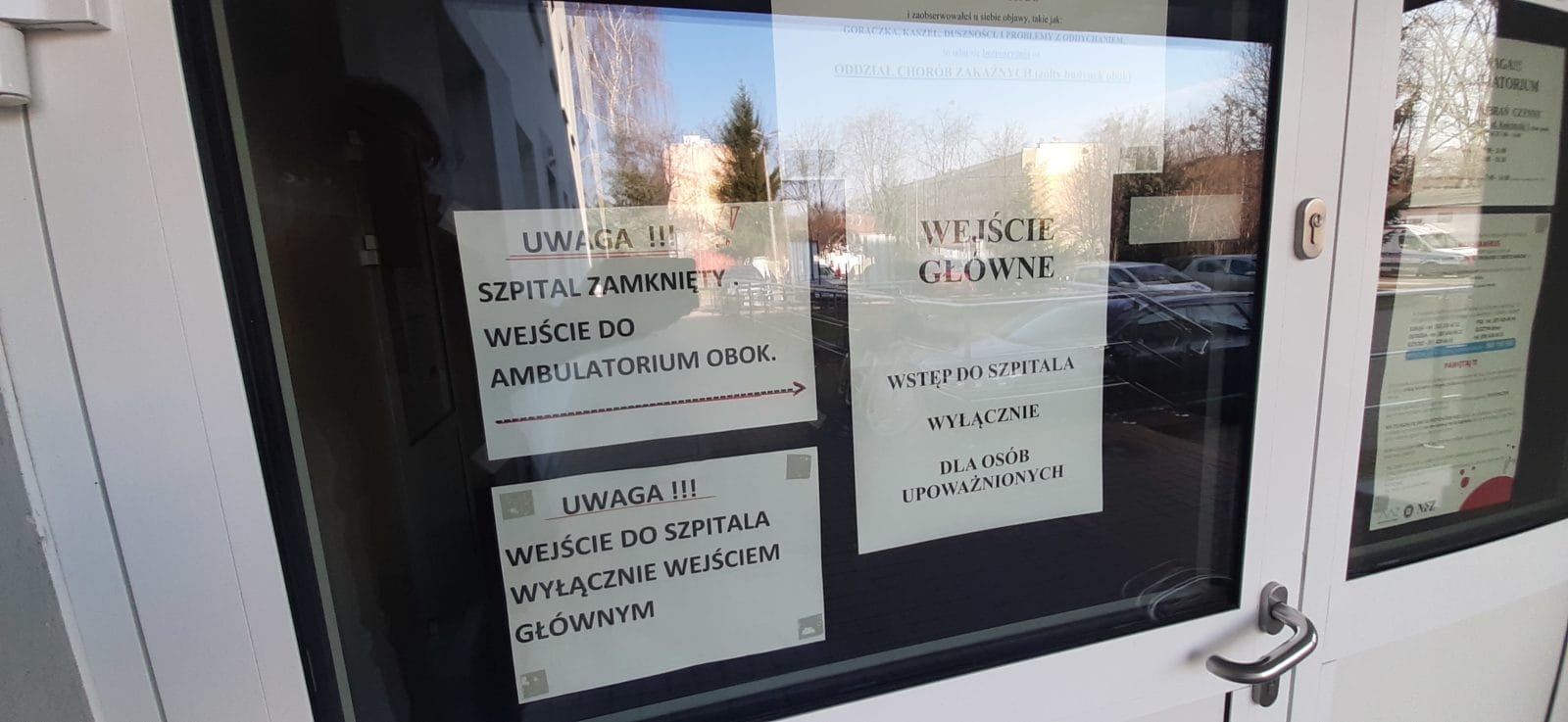 OSTRÓDA: SZPITALNE PORADNIE NA RAZIE DZIAŁAJĄ 1 20200309 130245