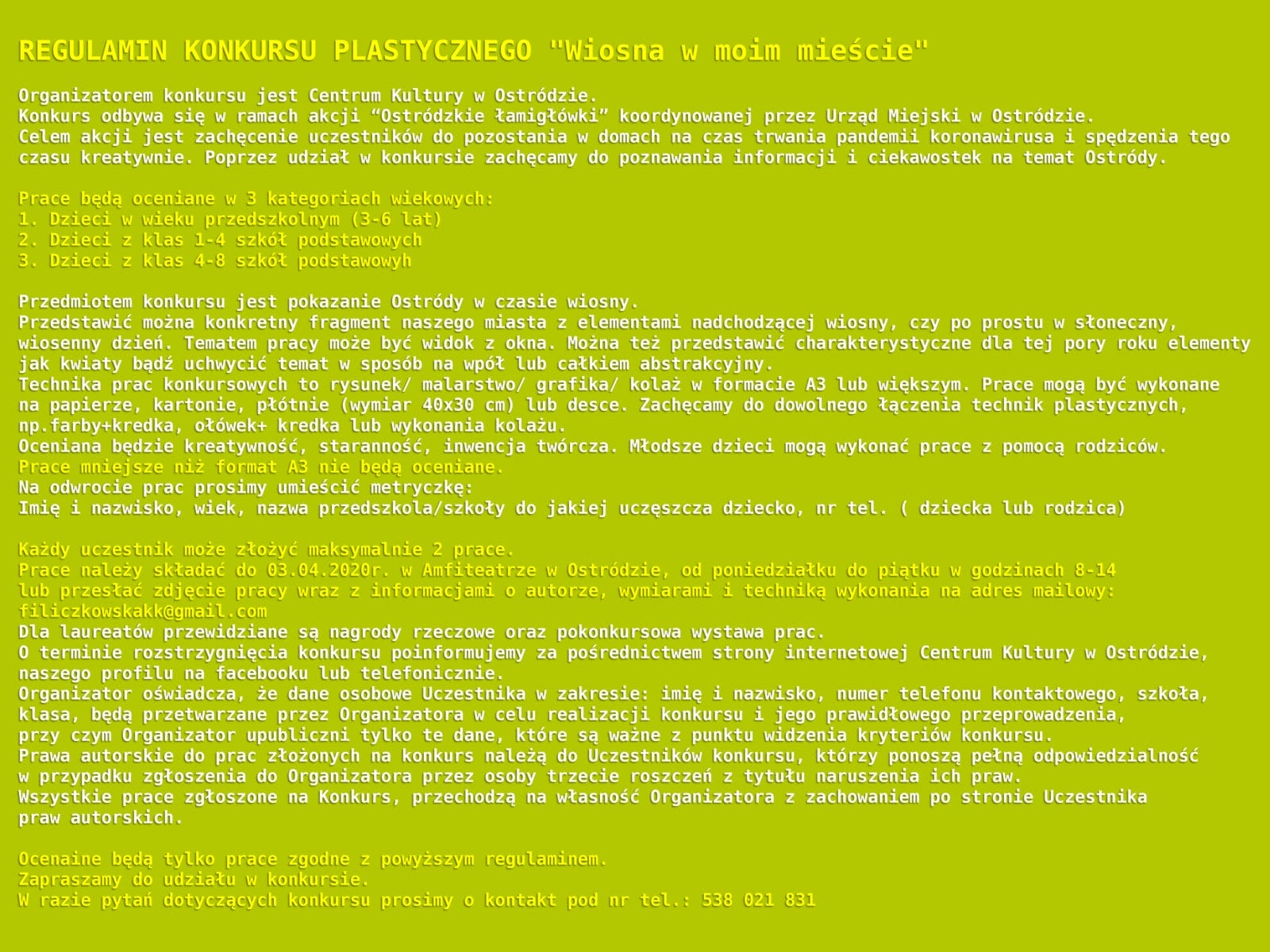 Regulamin Wiosna...1 Jpg