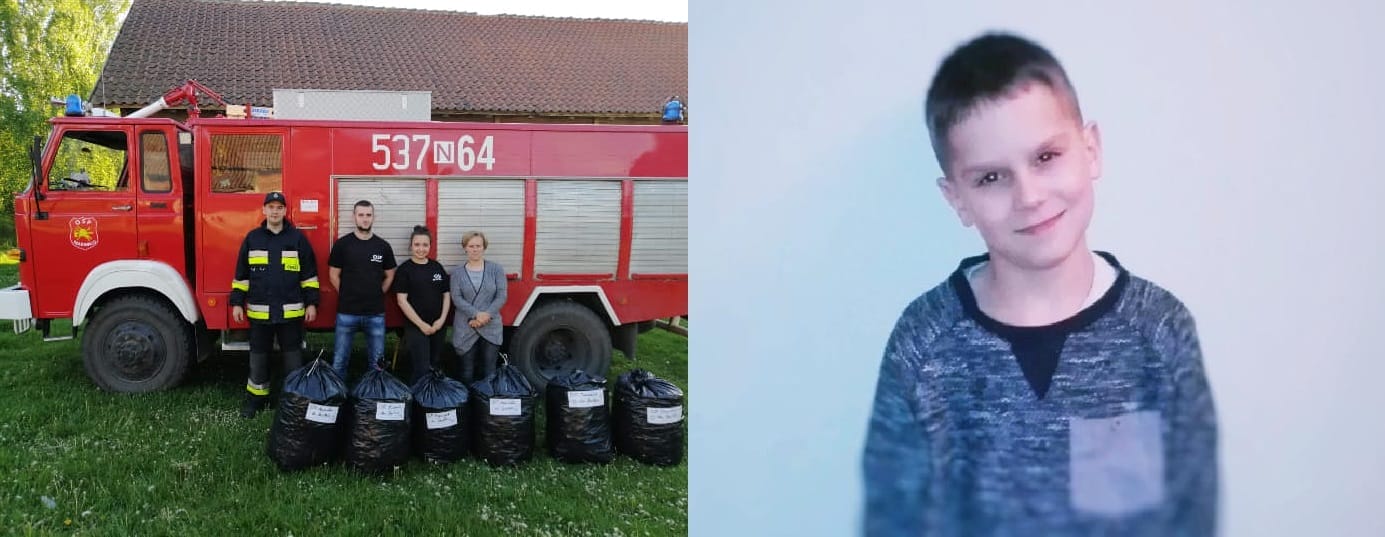 POTRZEBNA POMOC DLA CHOREGO BARTKA Z PIETRZWAŁDU. STRAŻACY Z MARWAŁDU JUŻ POMOGLI! 18 bartek