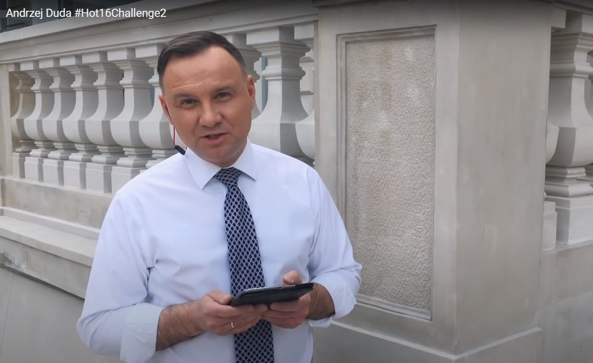 #HOT16CHALLENGE2 - NAJPIERW OSTRÓDZIANIN, TERAZ PREZYDENT ANDRZEJ DUDA (VIDEO) 14 duda