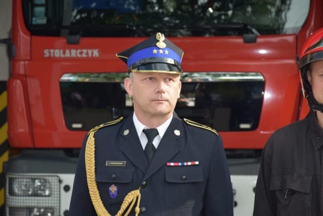 ASP. SZTAB. JANUSZ MARKOWSKI ZAKOŃCZYŁ SŁUŻBĘ W OSTRÓDZKIEJ PSP 12 DSC 0052