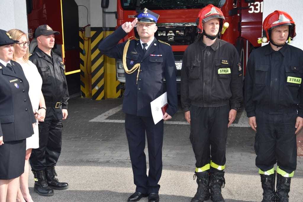 ASP. SZTAB. JANUSZ MARKOWSKI ZAKOŃCZYŁ SŁUŻBĘ W OSTRÓDZKIEJ PSP 8 Dsc 0106