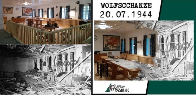 W WILCZYM SZAŃCU ZREKONSTRUOWANO MIEJSCE ZAMACHU NA ADOLFA HITLERA 17 wilczy szaniec