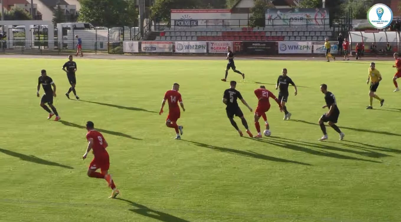 SOKÓŁ PROWADZI DO PRZERWY W WOJEWÓDZKIM FINALE PUCHARU POLSKI (TRANSMISJA) 14 puhar