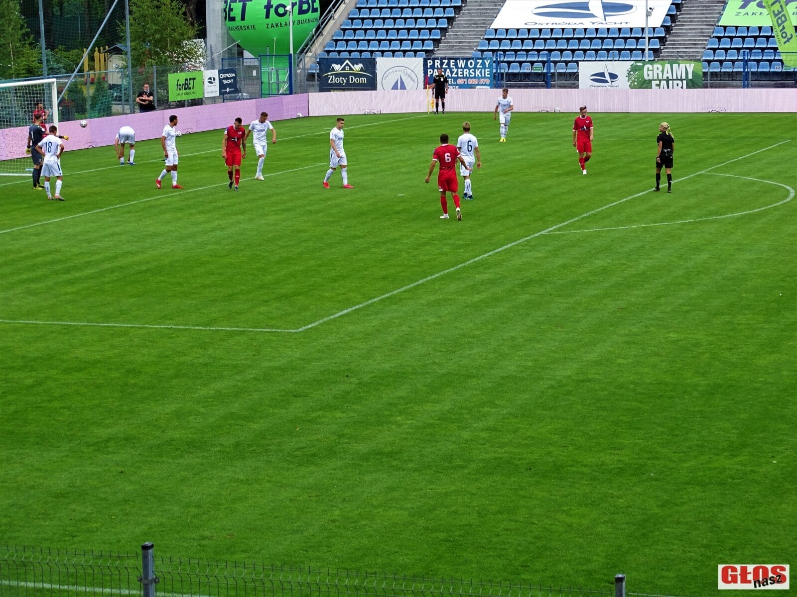 PIĘKNY HISTORYCZNY DEBIUT OSTRÓDZIAN W II LIDZE! SOKÓŁ - LECH II POZNAŃ 2:0 5 Dsc02197