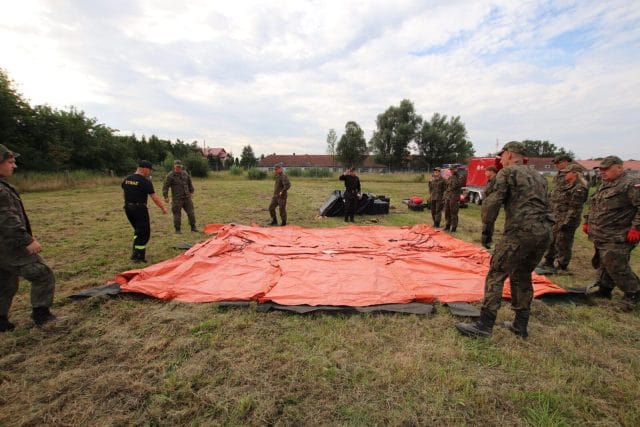 WSPÓLNE ĆWICZENIA TERYTORIALSÓW Z MORĄGA ZE STRAŻAKAMI Z PSP W IŁAWIE I OSTRÓDZIE 3 IMG 5729