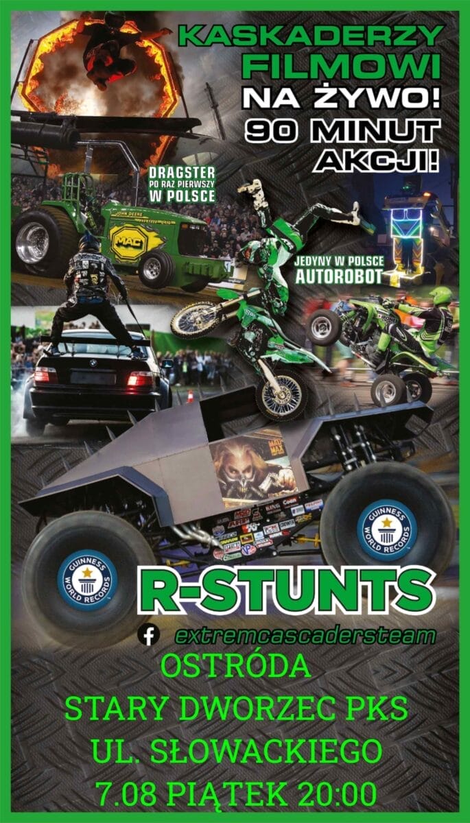 REGULAMIN KONKURSU - R-STUNTS - KASKADERZY W OSTRÓDZIE! 1 Ostróda 7.08