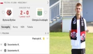 KACPER SEZONIENKO Z OSTRÓDY DAŁ WYGRANĄ BYTOVII W SWOIM DRUGOLIGOWYM DEBIUCIE! 16 Sezo