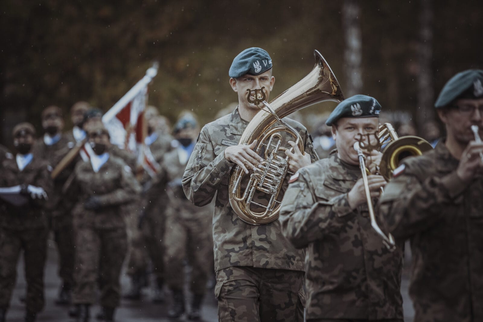 WRĘCZENIE SZTANDARU 4 WARMIŃSKO-MAZURSKIEJ BRYGADZIE OBRONY TERYTORIALNEJ 13 N3A2515
