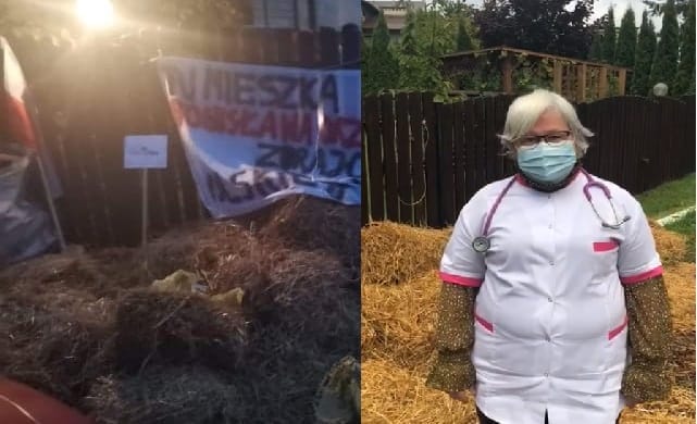 WIEMY, GDZIE TRAFI SŁOMA SPOD DOMU SENATOR BOGUSŁAWY ORZECHOWSKIEJ 13 sloma