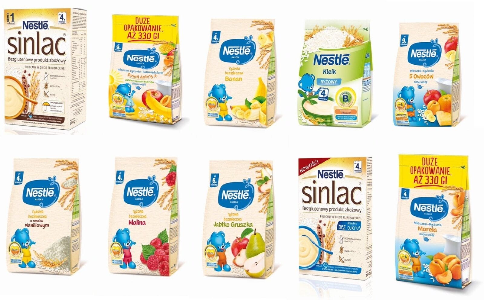UWAGA! WYCOFANIE PARTII PRODUKTÓW FIRMY NESTLE - SINLAC I WIELU KASZEK. ZA DUŻO KADMU! 1 Slijder Nestle