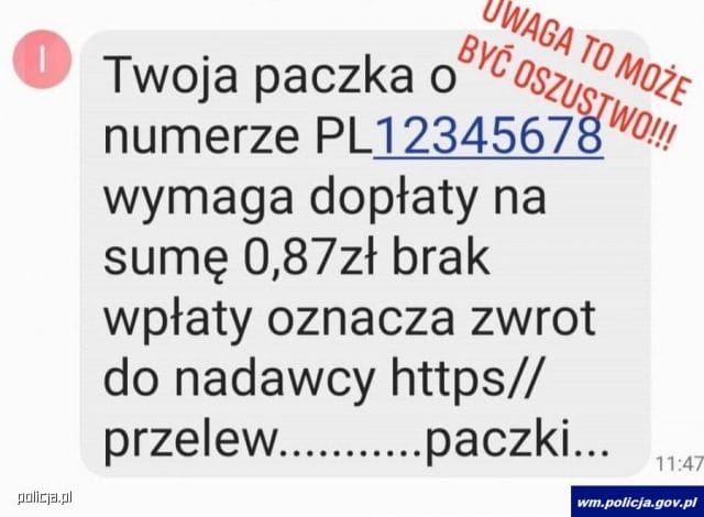 DOSTAŁEŚ SMS-A Z PROŚBĄ O DOPŁATĘ DO PRZESYŁKI? UWAŻAJ TO MOŻE BYĆ OSZUSTWO! 13 100 165899 g