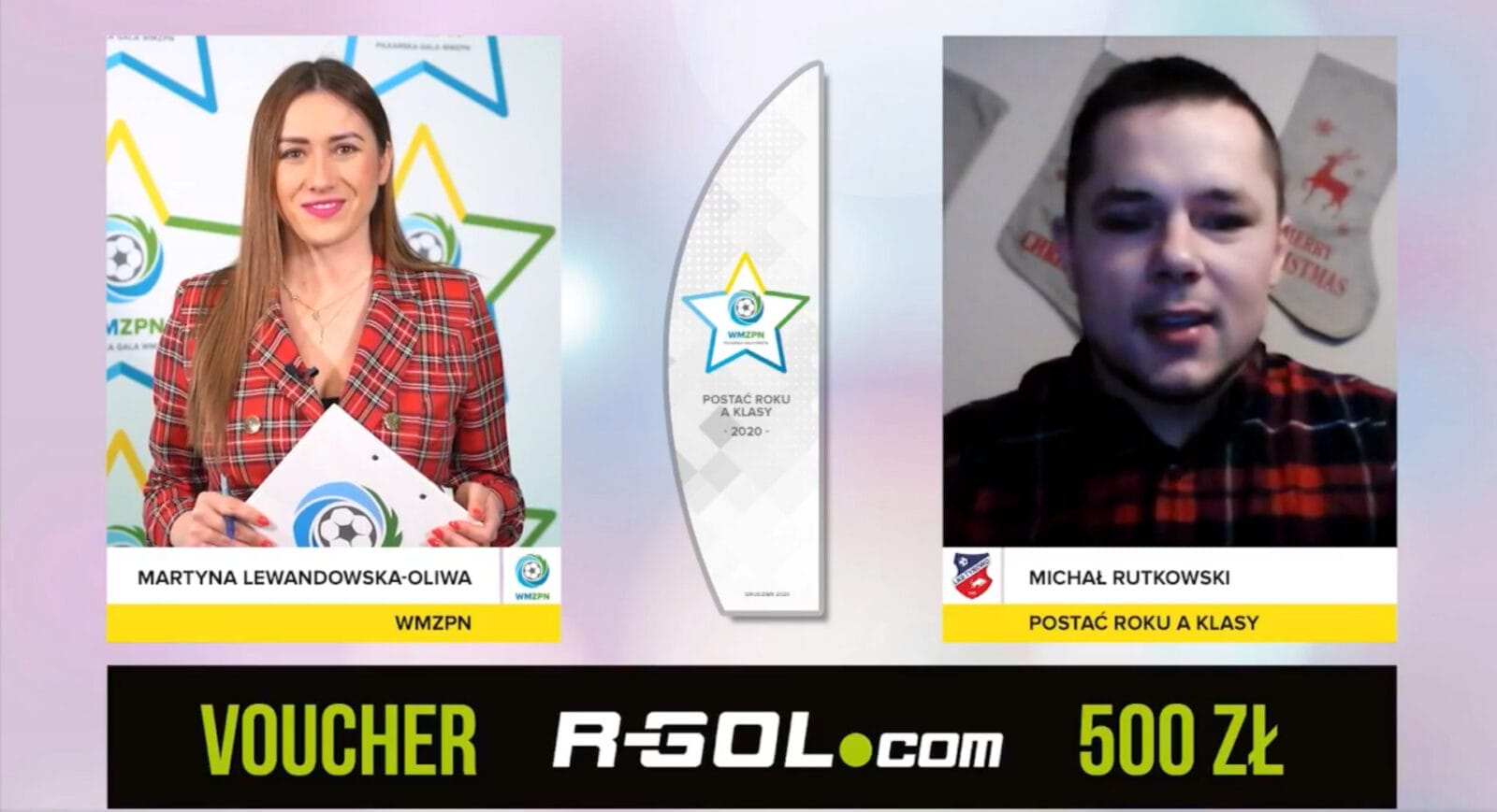 GMINA OSTRÓDA, KAROL ŻWIR I SOKÓŁ OSTRÓDA NAGRODZENI NA II CZĘŚCI PIŁKARSKIEJ GALI WMZPN 6 A Klasa