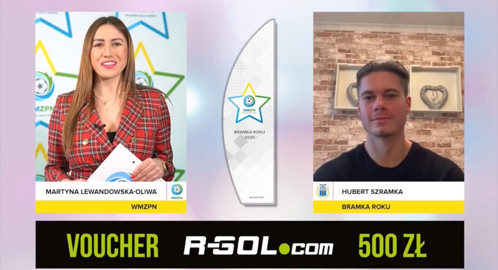 GMINA OSTRÓDA, KAROL ŻWIR I SOKÓŁ OSTRÓDA NAGRODZENI NA II CZĘŚCI PIŁKARSKIEJ GALI WMZPN 8 Bramka