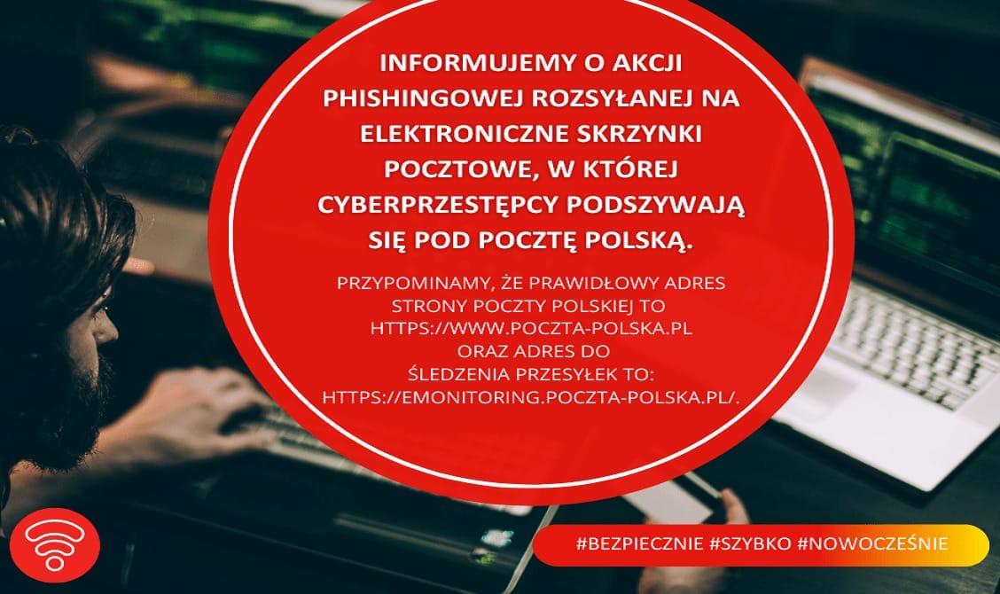 POCZTA POLSKA OSTRZEGA PRZED FAŁSZYWYMI MAILAMI O NIEDOSTARCZENIU PRZESYŁKI 13 1190 670