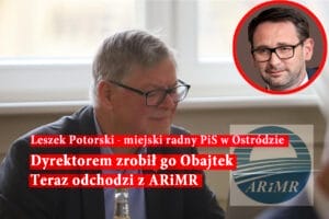 Leszek Potorski przestał być dyrektorem w ARiMR 14 Leszek Potorski