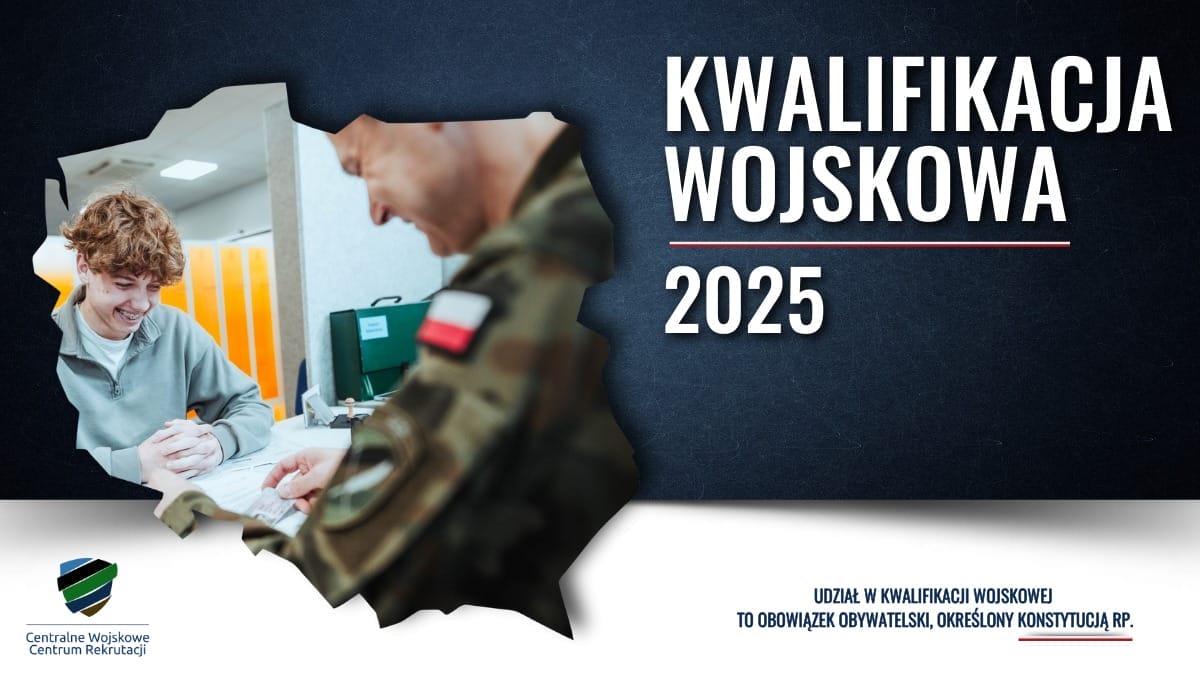 Co zabrać ze sobą na kwalifikację wojskową? WCR w Ostródzie przypomina o obywatelskim obowiązku 1 Kwalifikacja Wojskowa