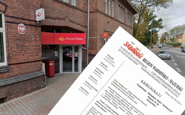 Poczta Polska protestuje! W sobotę wielka akcja w Ostródzie 15 solidarnoscpocztaprotest