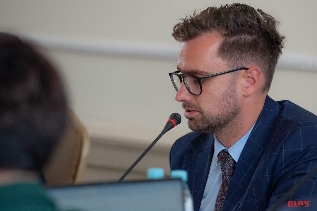 Burmistrz Ostrody Rafal Dabrowski