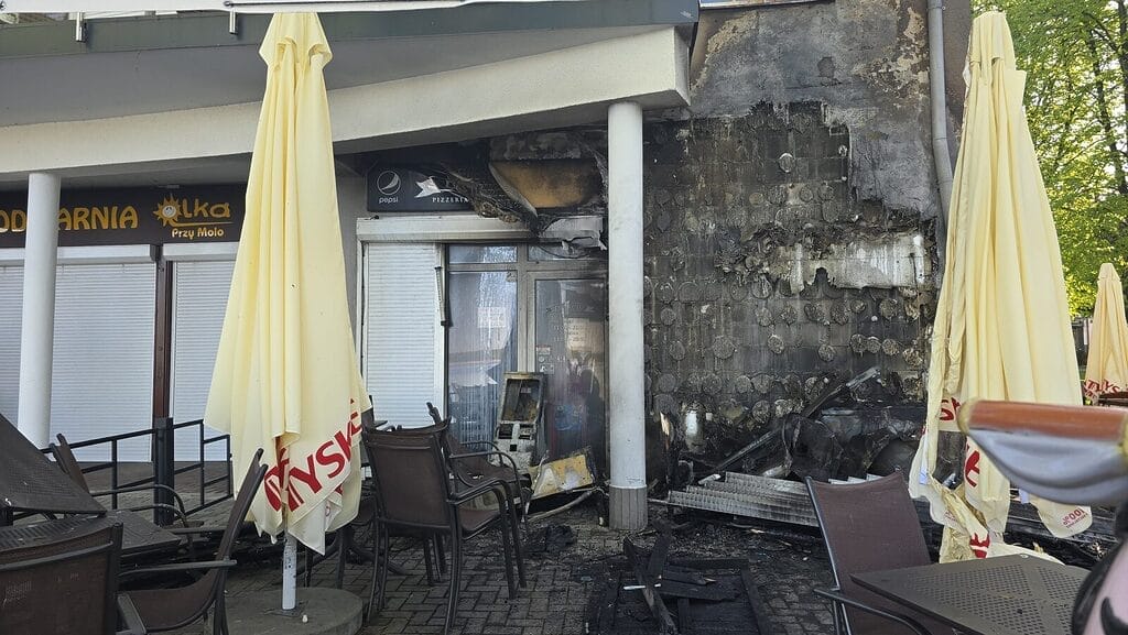 Podpalacz W Ostródzie - To Efekty Jego Działalności.