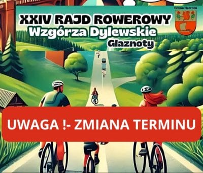 Rajd Rowerowy Wzgórza Dylewskie - zmiana terminu