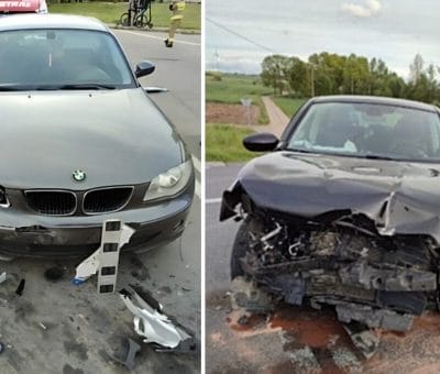 wypadek na trasie Ostróda–Lubawa