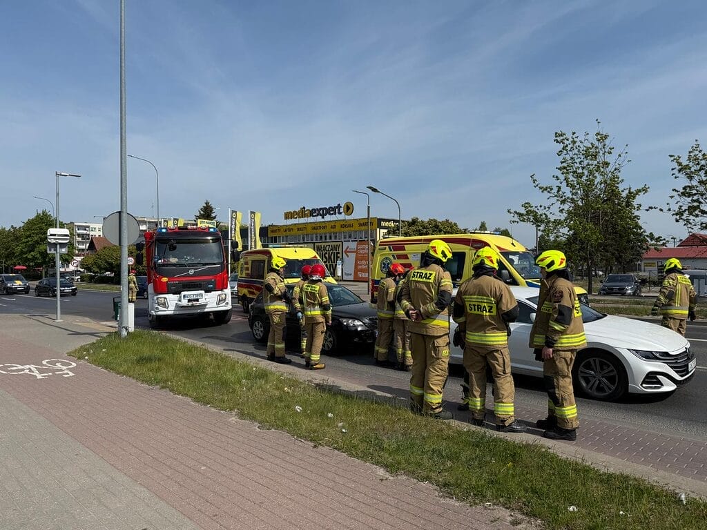 Wypadek Na Ulicy Grunwaldzkiej. Są Utrudnienia W Ruchu. 