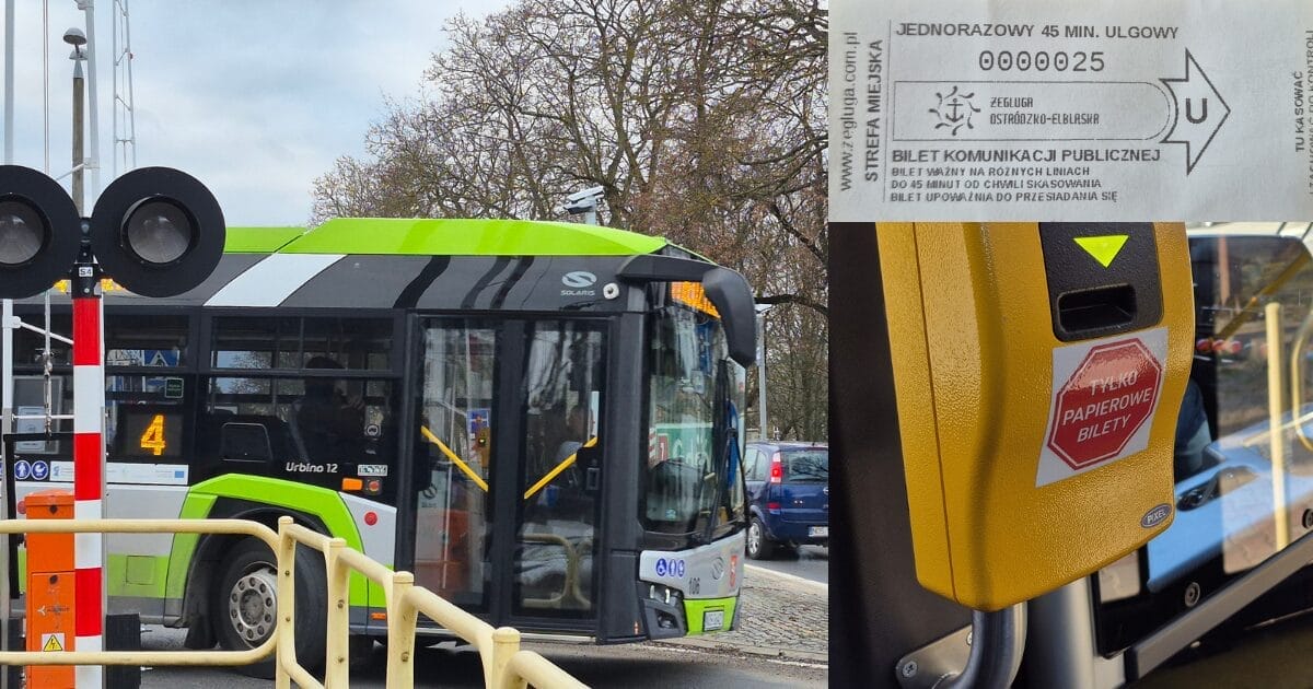 Papierowe Bilety Autobusowe W Ostródzie - Mamy Dane Za Maj 2025!