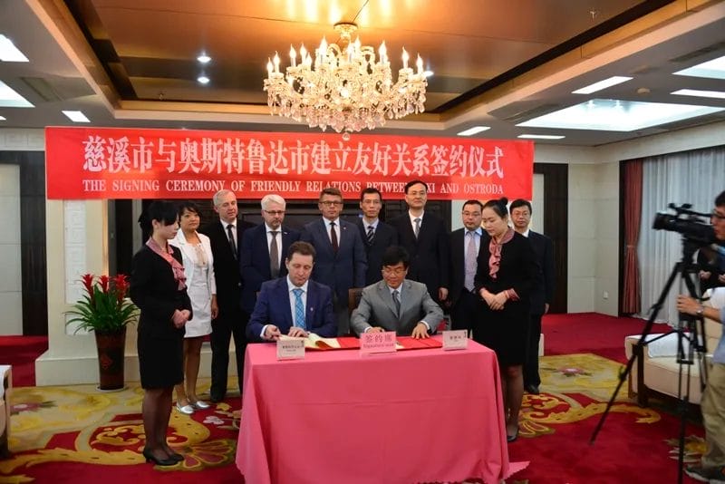 Czolo Wspolpraca Powiat Chiny