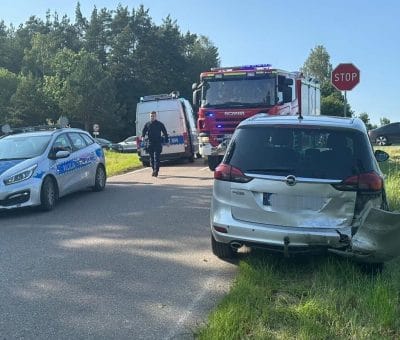 Kolizja na krajowej 16.