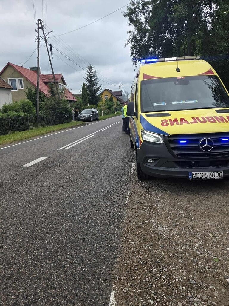 Wypadek W Marwałdzie Na Drodze Wojewódzkiej. 