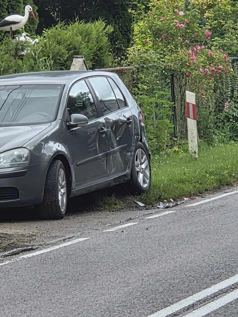 Wypadek W Marwałdzie Na Drodze Wojewódzkiej. 