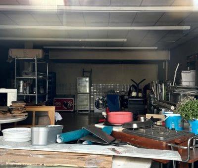 Palił się lokal przy ulicy Mickiewicza.