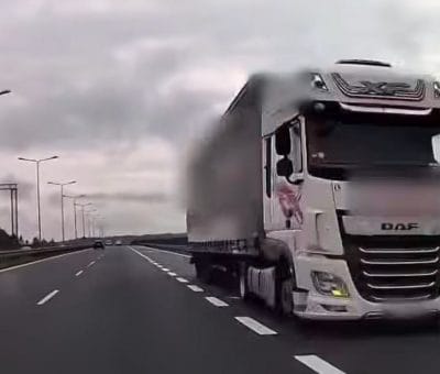 TIR jechał pod prąd ekspresową 7!