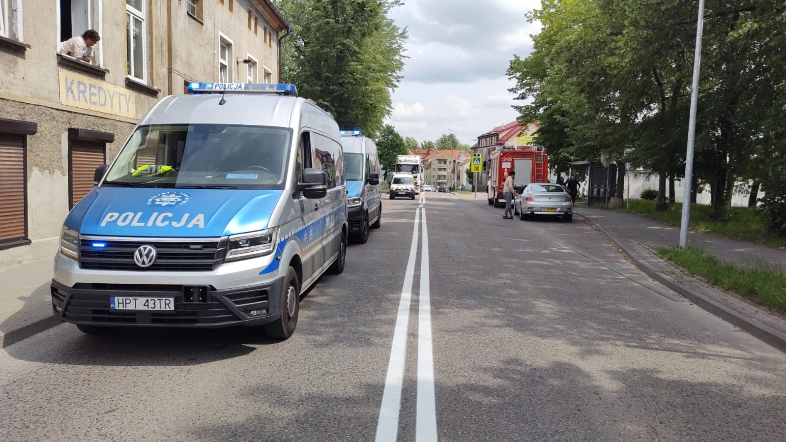 Wózek Stoczył Się Ze Wzniesienia