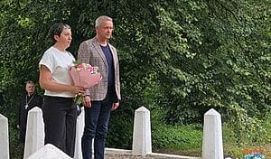 500 lat Reformacji w Ostródzie: nazwanie Ronda Reformacji i odsłonięcie pamiątkowej tablicy 48 500 Lat Reformacji Ostroda Rondo Tablica Gizewiusz 08