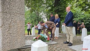 500 lat Reformacji w Ostródzie: nazwanie Ronda Reformacji i odsłonięcie pamiątkowej tablicy 38 500 Lat Reformacji Ostroda Rondo Tablica Gizewiusz 18