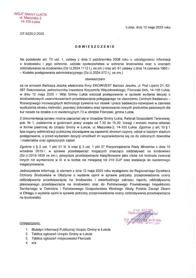 Florczaki: Planowane centrum badawczo-hodowlane drobiu budzi protest mieszkańców 2 Florczaki Ferma Drobiu Protest Mieszkańców