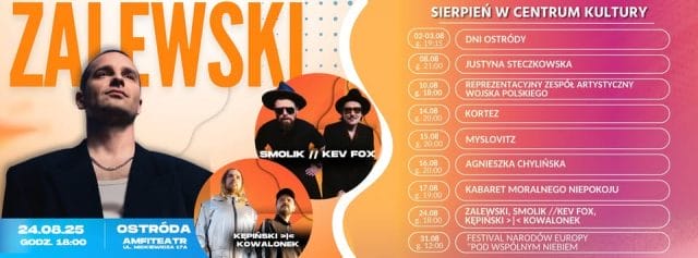 Letnie wydarzenia w Ostródzie. Sprawdzamy kalendarz na końcówkę wakacji 14 Letnie wydarzenia w Ostródzie