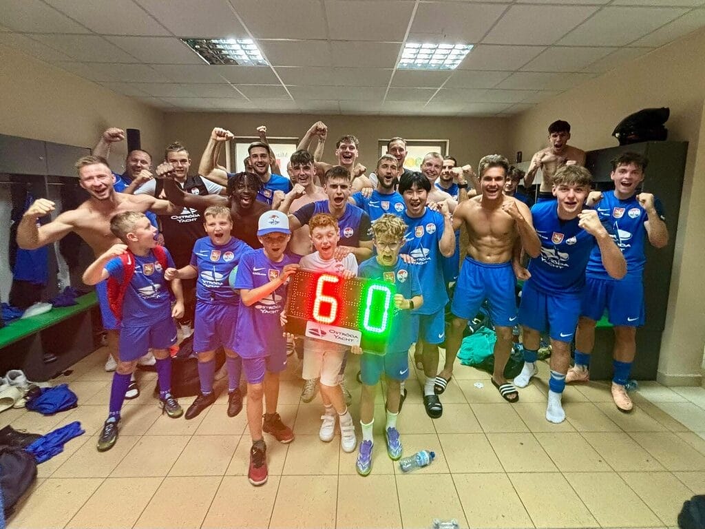 Sokół Ostróda. Radość Po Wygranym 6 Do 0 Meczu Z Gksem Stawiguda.