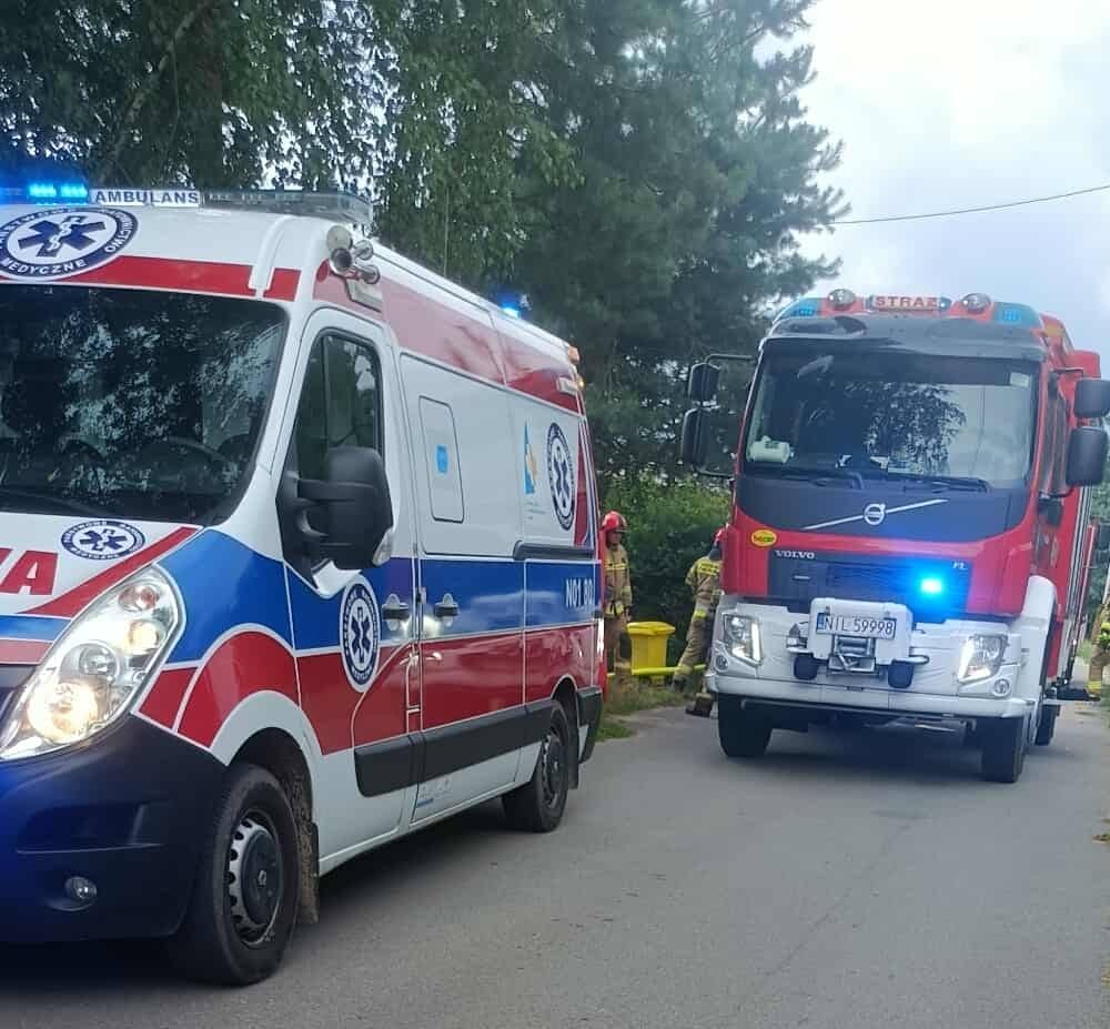 Tragiczny pożar w Zalewie – strażacy ratowali psa, mężczyzna nie żyje 2 Pozar Zalewo