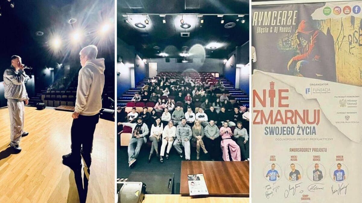 RYMcerze w Łukcie: rap z przesłaniem i nauczycielki, którym się chce. Tak się dziś walczy o młodych ludzi 17 RYMcerze w Łukcie
