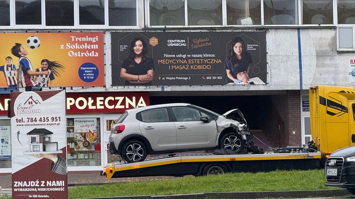 Poranna Kolizja W Ostródzie. Policja Apeluje O Ostrożną Jazdę!